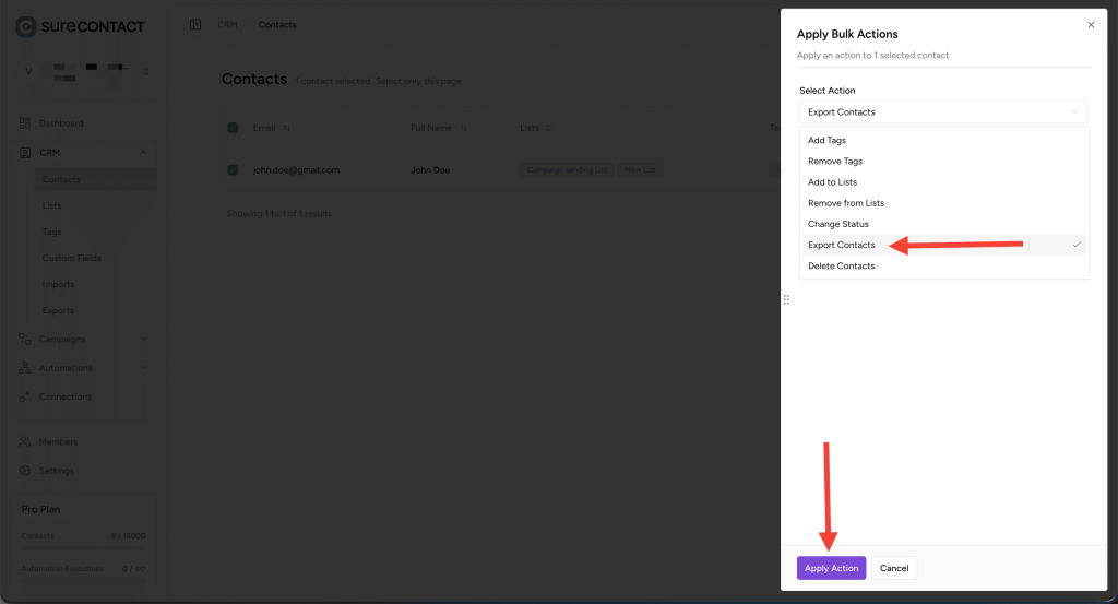 Export Contacts from SureContact annotation on 2025 12 10 at 15 18 20