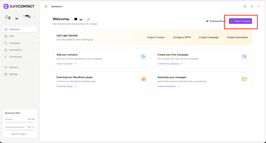 Importing Contacts into SureContact annotation on 2025 12 29 at 12 09 58