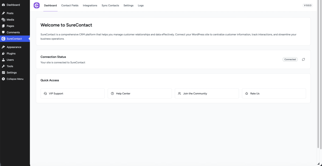How to Install and Connect the SureContact WordPress Plugin annotation on 2026 01 14 at 12 56 53