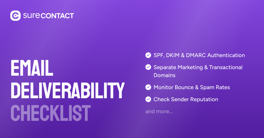 Complete Email Deliverability Audit Checklist email deliverability checklist feature image
