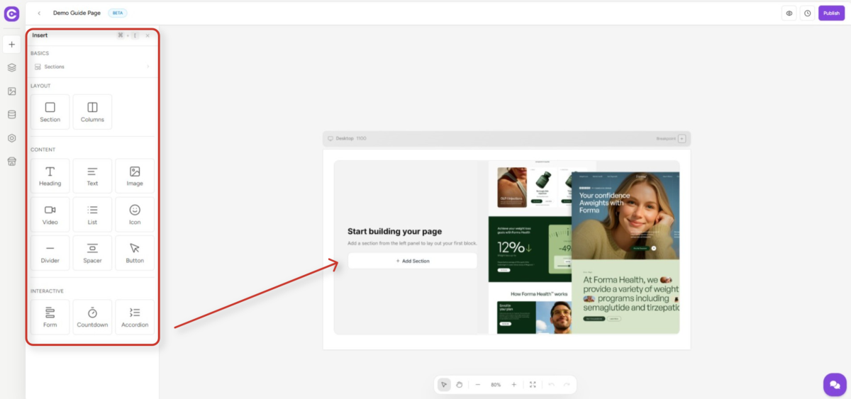 Landing Pages User Flow Guide april 23, 2026 6 03 39 pm screenshot