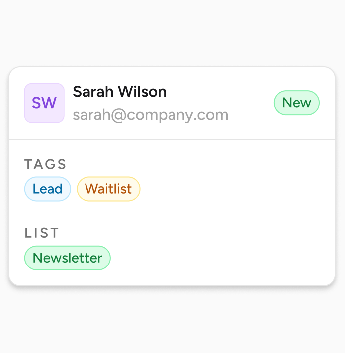 contacts segments