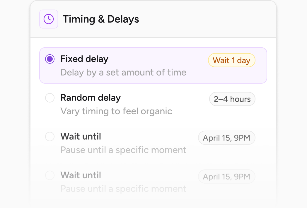 Email Automations timing & delays