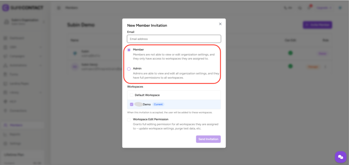 SureContact Organization Workspace Setup Guide zight 2026 4 30 at 10.51.12 pm