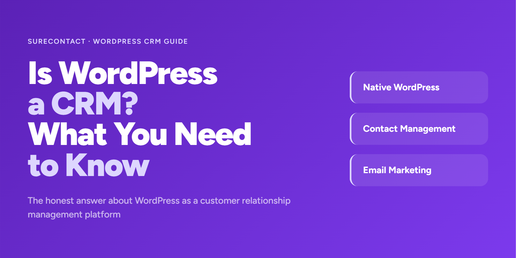 WordPress CRM guide for beginners