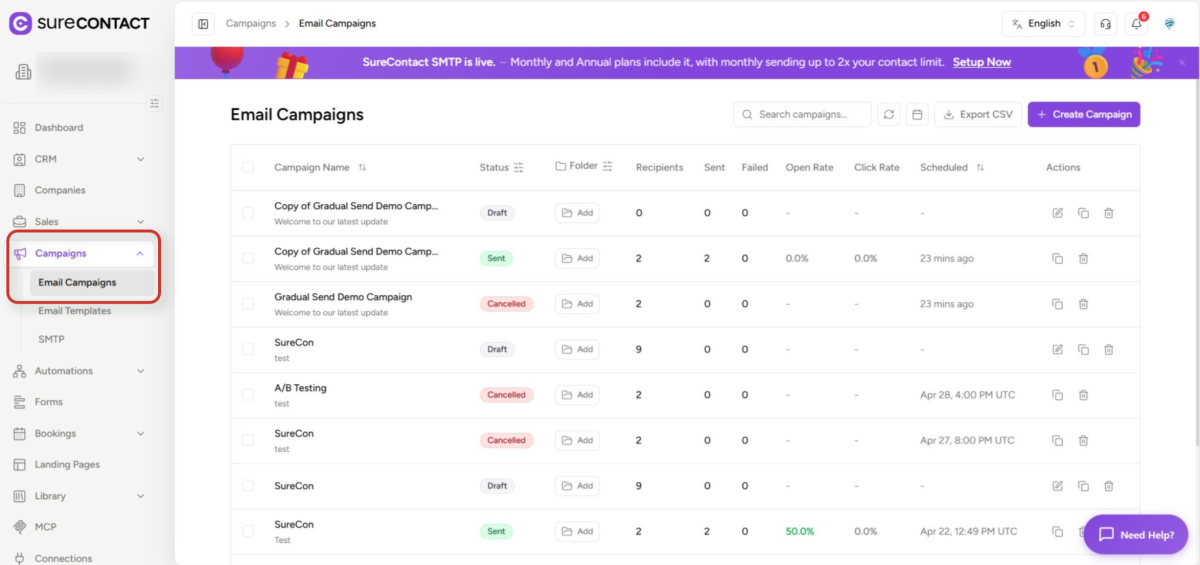 Campaign Analytics Guide email campaigns management dashboard