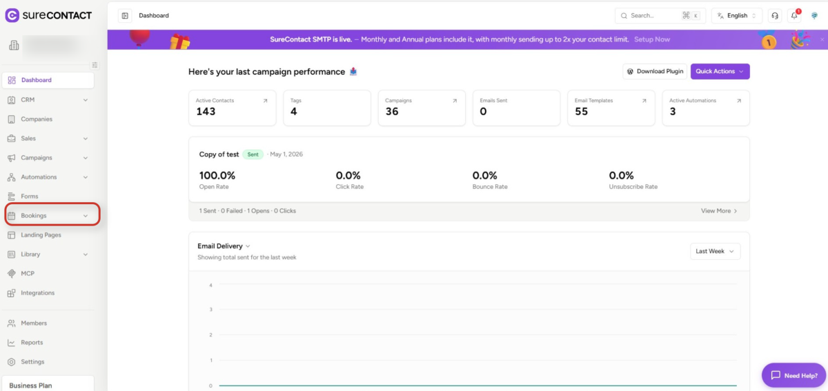 Zoom Integration with SureContact marketing campaign performance dashboard (1)